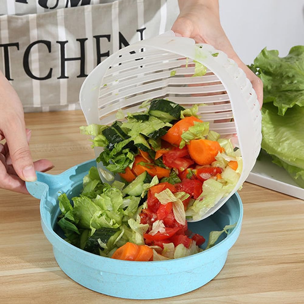 Creative Fruit and Vegetable Cutting Bowl