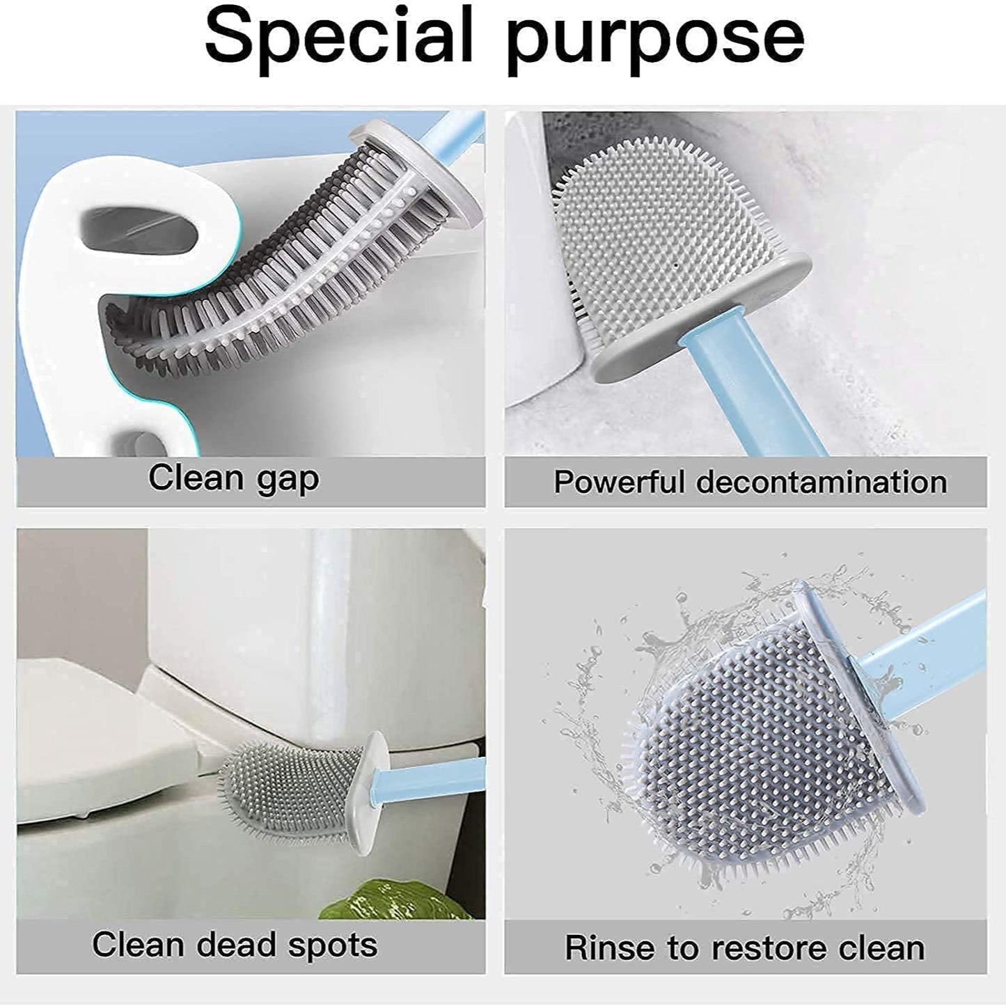 Creative Wall-Mounted Toilet Brush